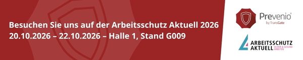 Arbeitsschutz Aktuell 2026 Banner